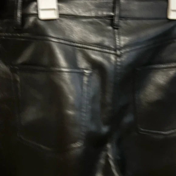 WILFRED Faux Leather Black Pant 6 - Picture 13 of 15